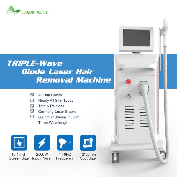 FDA Approved Beauty And Personal Care Diode Laser Equipment Beauty Apparatus Diode Hair Removal Laser System 2Kw Laser D