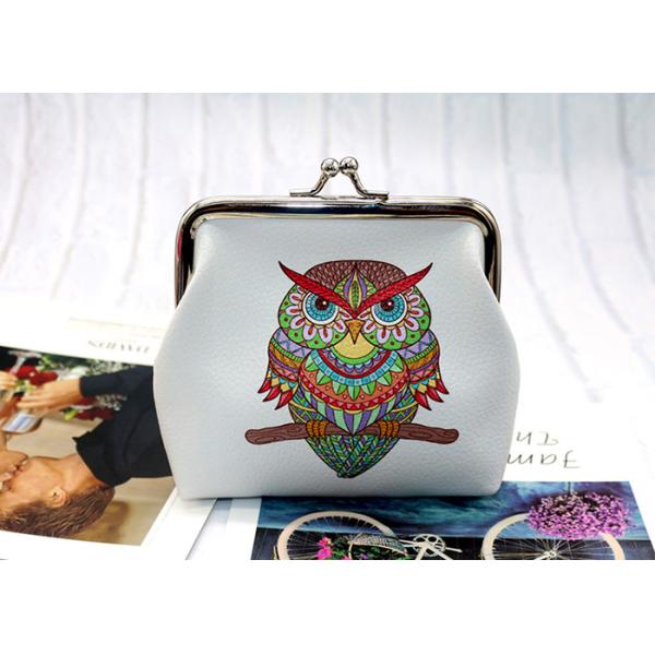 Custom animal printed Coin Purse bag Cute Owl Bag Cartoon Elephant Coin Bag