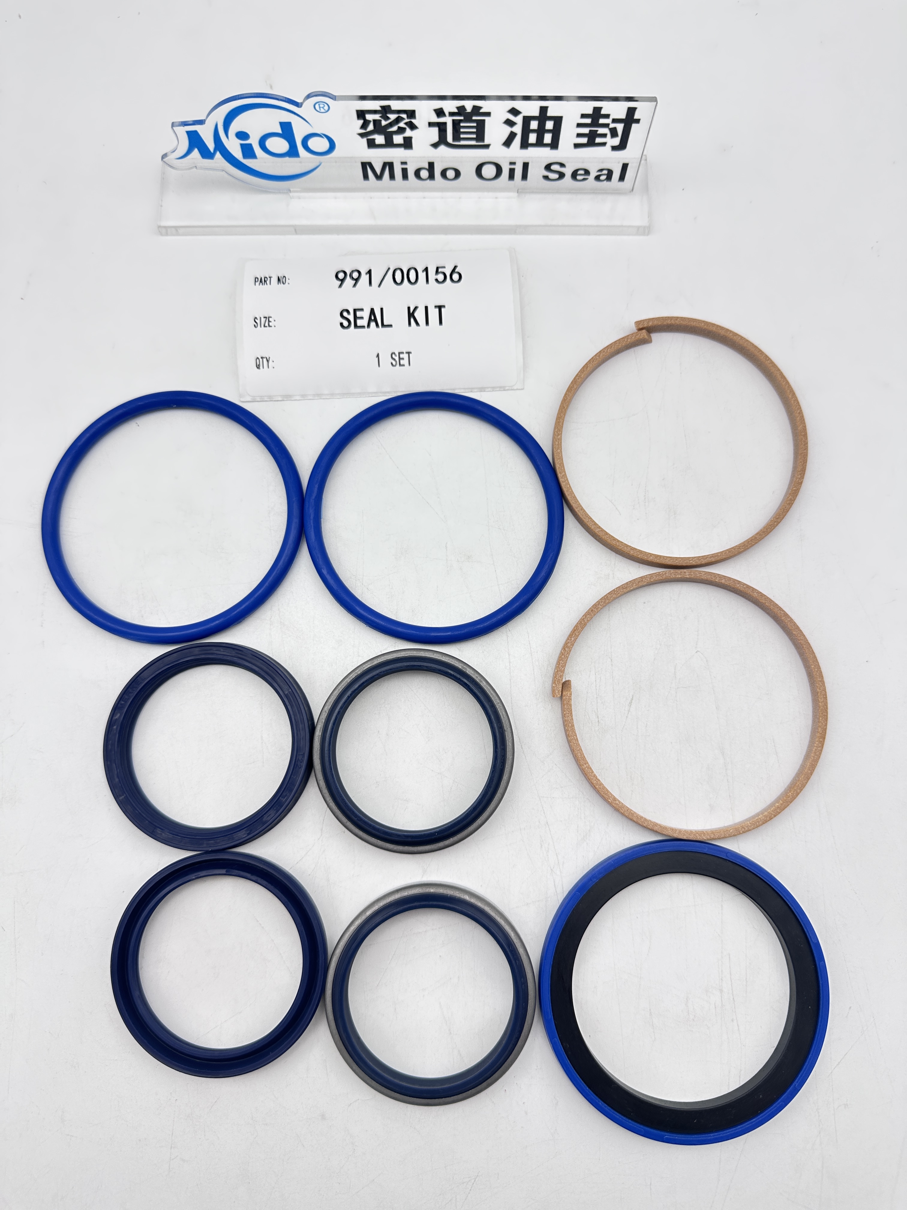 JCB 991‑00156 Hydraulic Steering Cylinder Seal Kit Replacement for 3CX 4CX