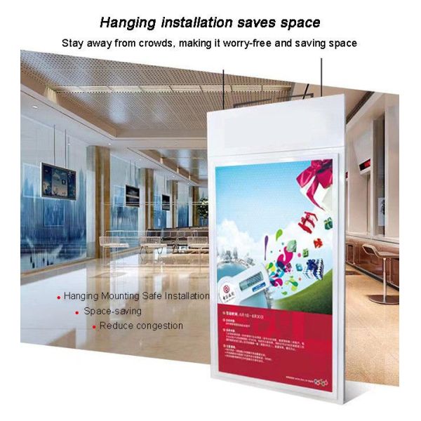 55 Inch High Brightness Window Shop 2500nits digital window display Slim Advertising Screens