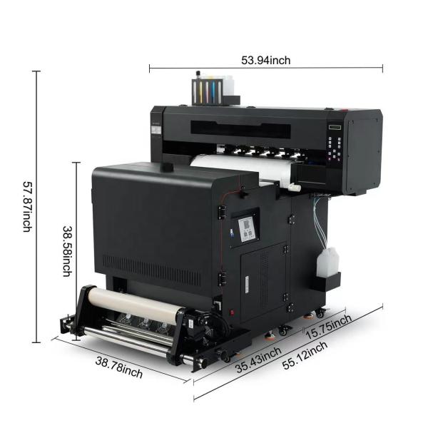 A1 impressora DTF de 24 polegadas Máquina de impressão de camisetas de 60 cm All-in-One para impressões personalizadas