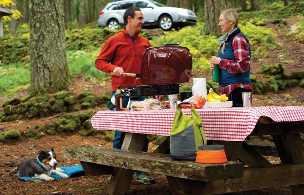 				Travel Gift Set: Dog Food/Water Bowl & Dog Food Carrier for Camping Dog Gift Pet Present 	        
