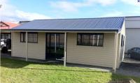 Kit de casas pré-fabricadas resistentes a terremotos, casas modulares baratas / casa pequena
