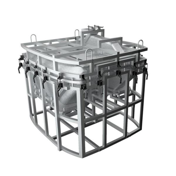 Tanques de moldeo de rota apilables con visibilidad clara Tanques de rotaplástico