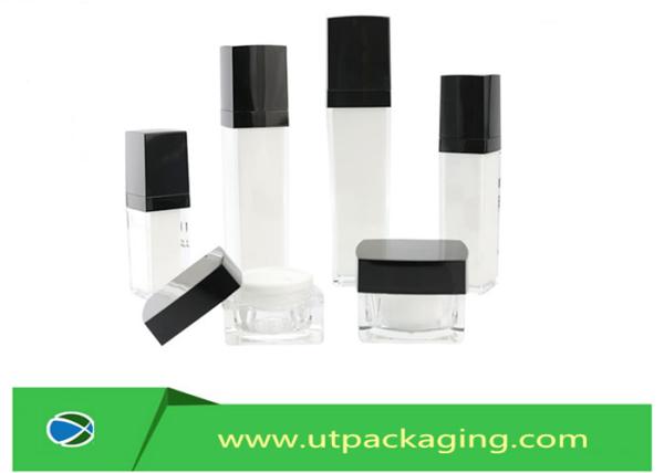 Square Cosmetic cream jar face cream Acrylic jar lotion bottle 30g  50g