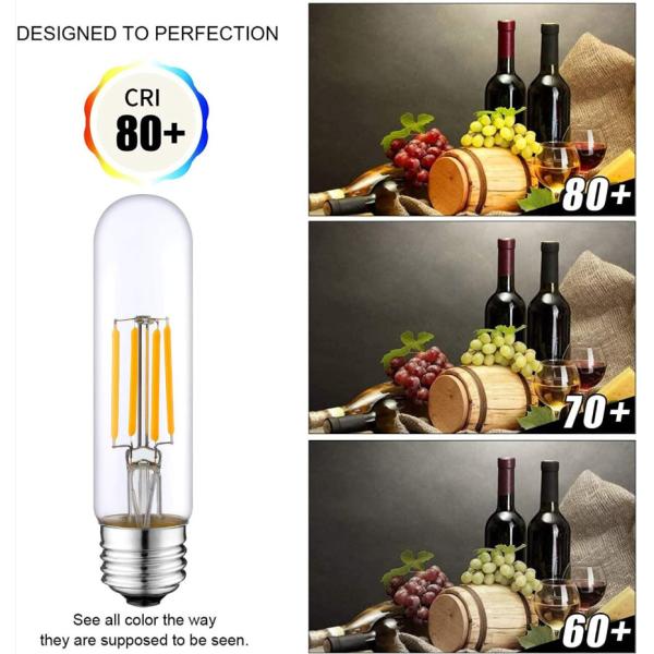 шарик 4w 2700k E26 электрических лампочек T30 Edison СИД E27 130mm трубчатый