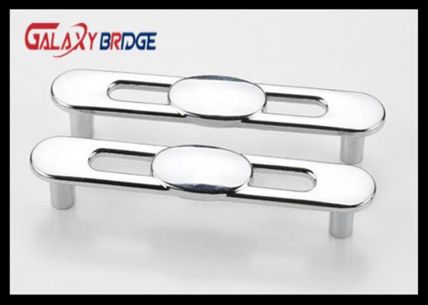 Silver Kitchen Cabinet Handles And Knobs ,  Hollow DesignZinc Drawer Knobs Chrome Drawer Pulls