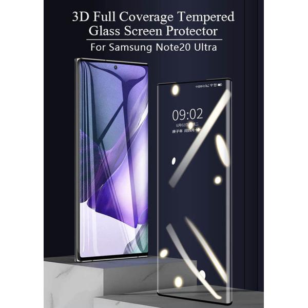 3D AGC закалило стеклянный протектор экрана на примечание 20 Samsung ультра