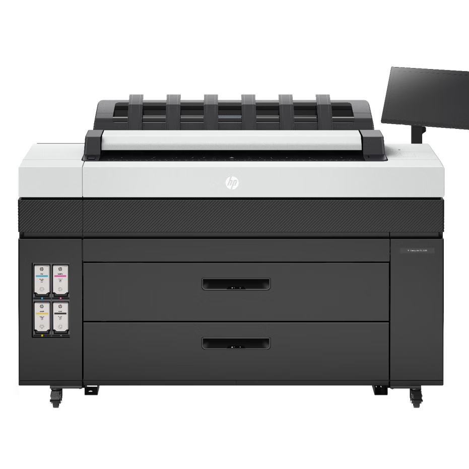 HP DesignJet XL 3800 A0 High-Speed 36-Inch Production Printer with Scanner Multifunctional Graph Plotter 99M Cutting Length