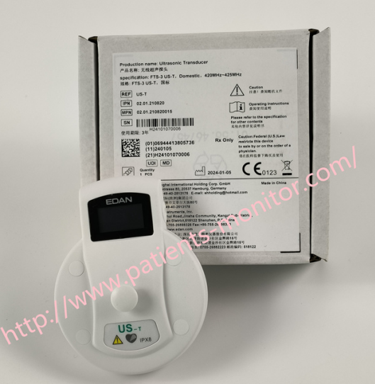 Медицинское оборудование Edan US-T Ультразвуковой преобразователь FTS-3 Домашний 420MHz - 425MHz Используется для больницы