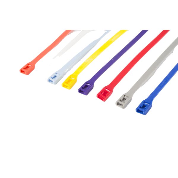 Flexible Plastic Slip Ties Self Locking Standard Sizes Professional Versatile