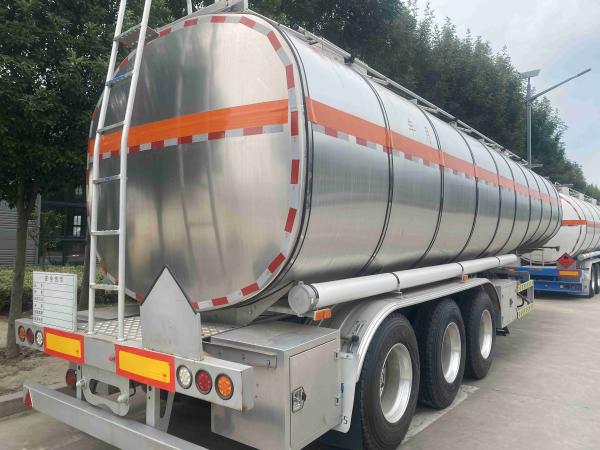 3axle Aluminum Alloy Fuel Tank Semi-trailer New Oil Tank Truck Trailer
