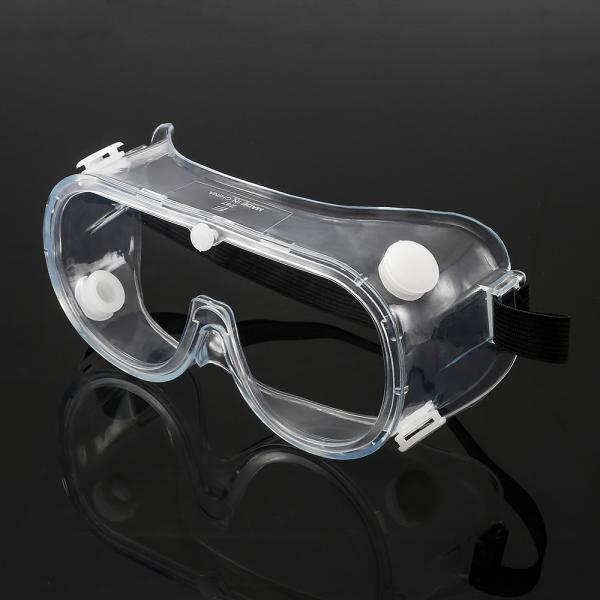Transparent 153mm*75mm Anti Fog Safety Glasses