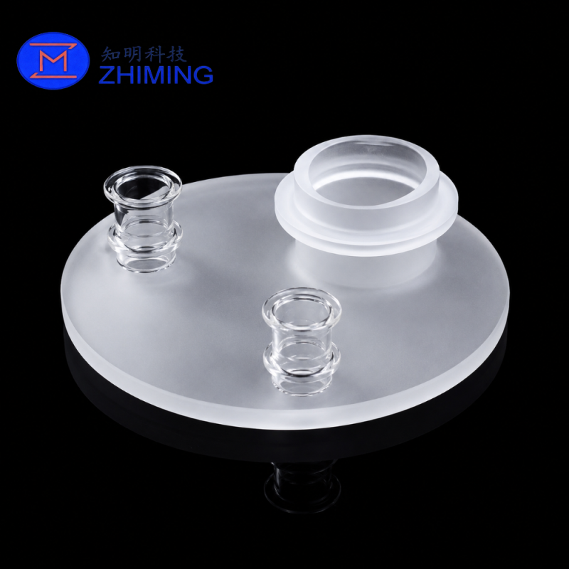 Custom Fused Quartz Vacuum Suction Plate for Semiconductor Wafer Handling