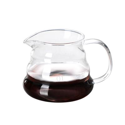 B2B 300ml Glass Pour Over Coffee Maker with Stainless Steel Filter&Wood Sleeve–Camping Brewing Pot