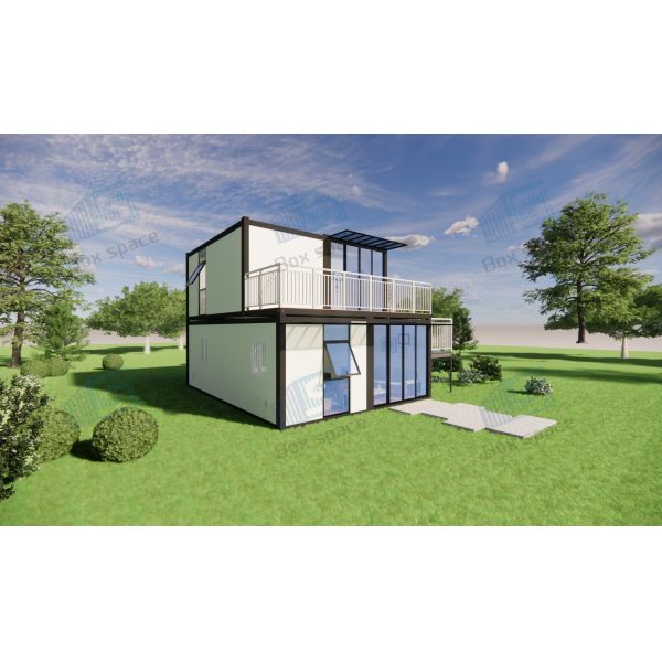Boxspace Prefabricated House Prefab Modular Container House Prefabricated Modular Homes 48 Square Meters With 3 Bedrooms