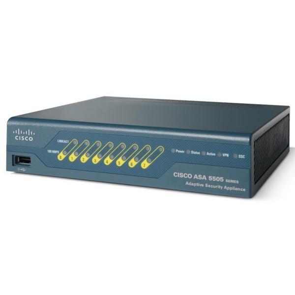 Unlimited Users Cisco ASA Firewall 5505 Series ASA5505-SEC-BUN-K9 With SW