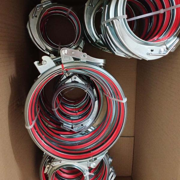 струбцина трубы быстрого выпуска фланца вентиляции болта 80mm с кольцом уплотнения