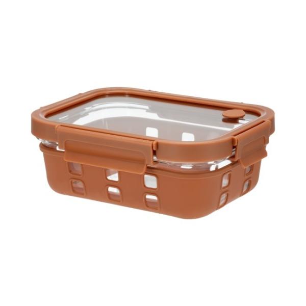 High Borosilicate Glass Food Storage Container with Fresh Keeping Thermal Shock Resistant and Customizable Color Options