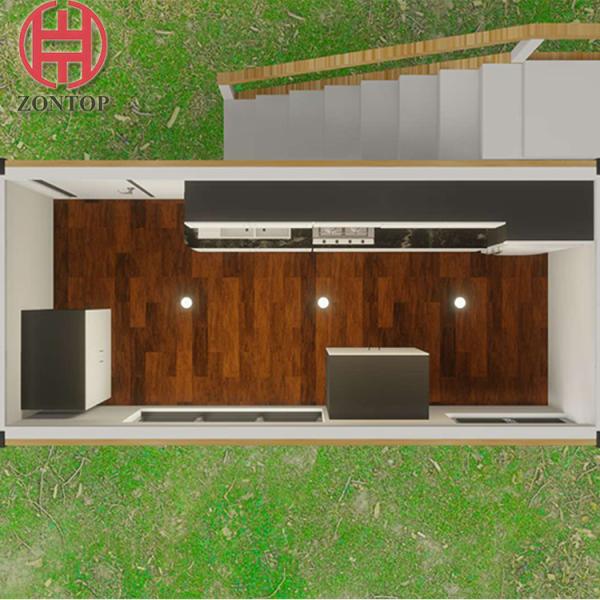 Zontop Modern Prefab Living Flat Pack Container House 20 Foot Portable  Modular Container House