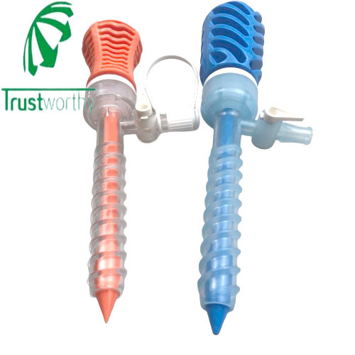 Medical Plastic Disposable Bladeless Trocar Stability Sleeve 6mm 8mm