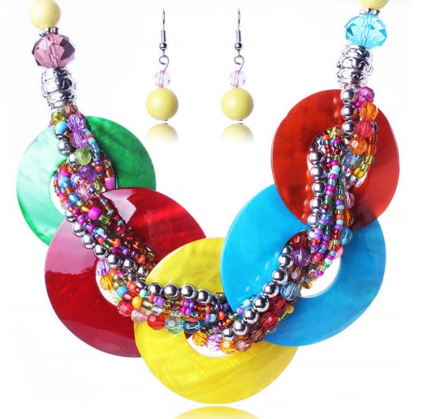 European and American bohemian necklace shell beads necklace clavicle chain / Necklaces