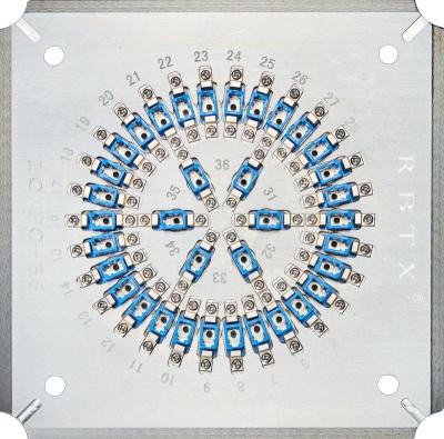 LCPC36 Polishing Machines & Accessories Holder  36 Ports LC/PC Fiber Optic Patch Cord Connectors