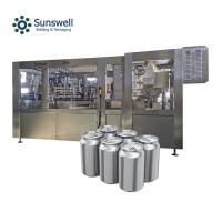 Máquina de costura automática para encher latas de alumínio com gás de alta velocidade