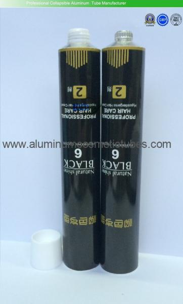 Soft Empty Aluminum Cosmetic Tubes 60ml Custom Logo For Toothpaste / Hair Color Cream