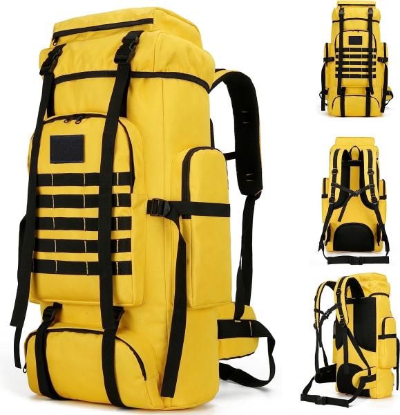ornaments Tactical Backpack 70L Hiking Backpacks Men Women Molle Army Assault Pack Tactical Bag Rucksack