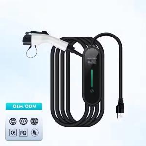 Home Mobile Type 2 Electric Car Home Charger 32A 7Kw With 5m Cable Optional
