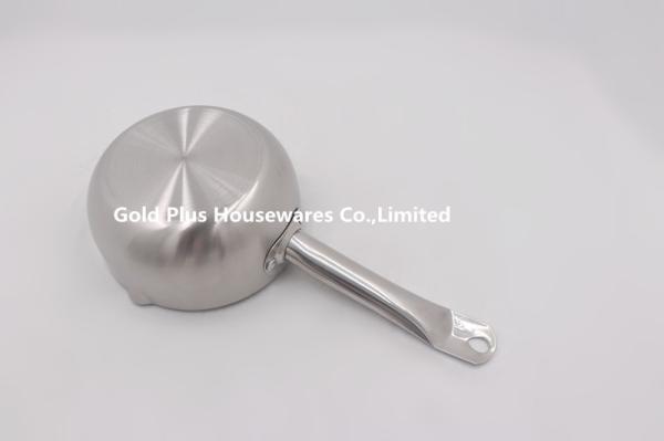 18cm Stainless Steel Soup Pot Single Handle Coffee Warmer Milk Pitcher