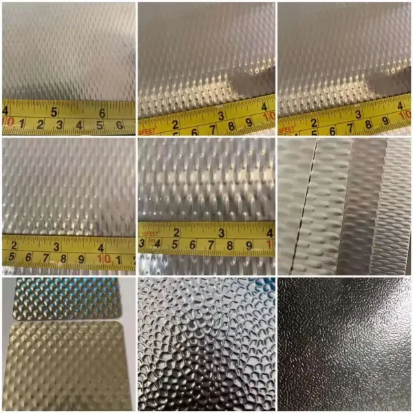 304 Stainless Steel Cold Rolled Polished Surface Embossed Checkered Plate for Press Stamping