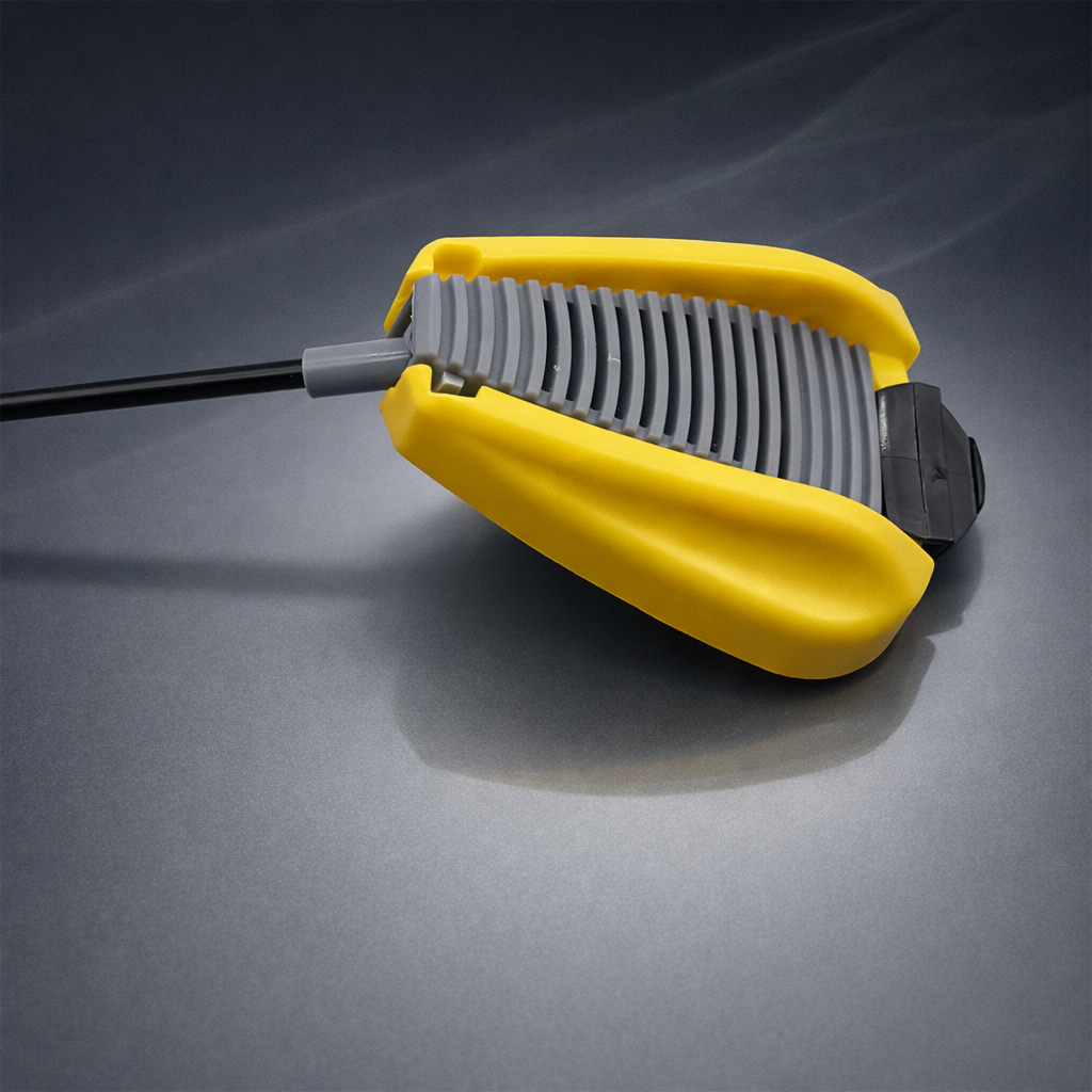 CleanSeal Fold-Back Port Cap with Medical-Grade Polymer for ISO 594 Luer Standard Diagnostic Inlet Protection