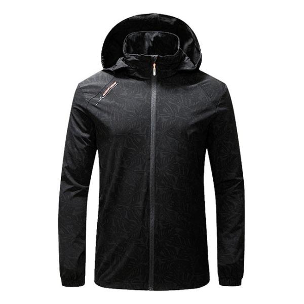 Jaquetas corta-vento com capuz e estampas leves de fábrica com logotipo personalizado do fabricante original