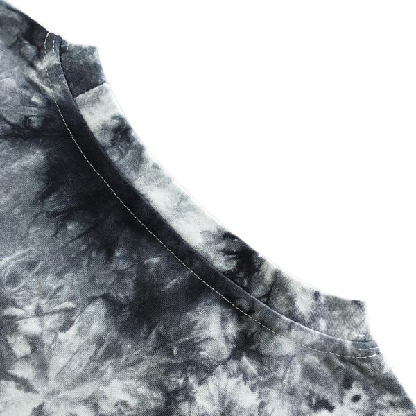 Adults Tie Dye Printing Men's T-shirt with Soft Hand Feel and 100% Cotton Fabric