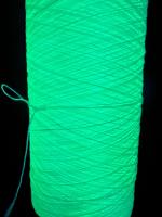 Chapéu de fios luminosos de 2 mm de fio escuro brilhante para uso interno e externo