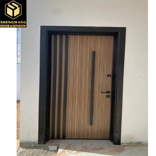 Swing Left Grey Homes Stainless Steel Swing Door For House Door Opens Outward Waterproof