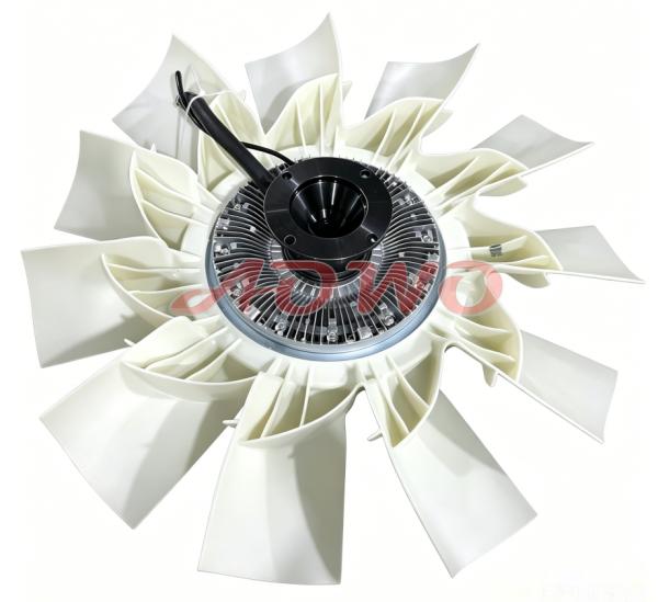 Temperature-controlled Thermal Fan Clutch Assembly with High Wear Resistance and Low Noise Operation for Heavy Vehicles