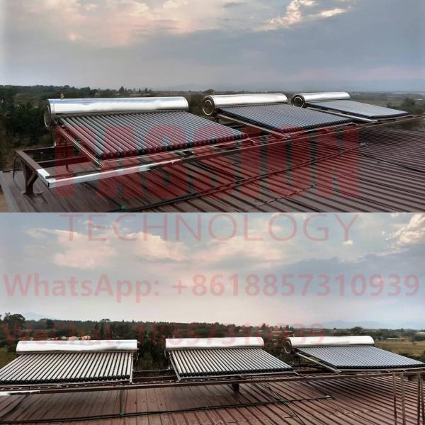 300L Enamel Inner Tank Solar Water Heater 200L Pressure Solar Heating Collector