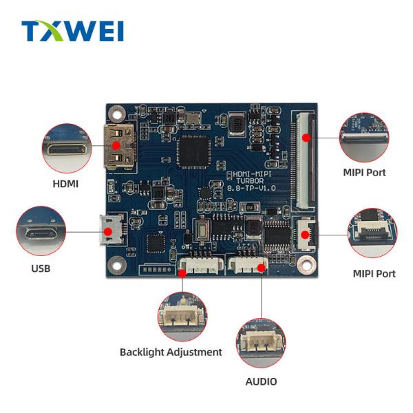 8.8-дюймовый TFT Touch LCD Display HDMI Driver Board 480 * 1920 HDMI интерфейс