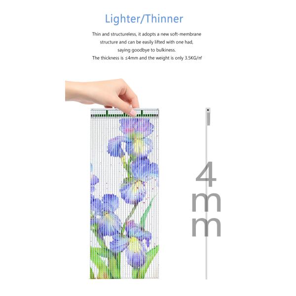 P20 P30 P40 pantalla de película LED pantalla de pantalla de vidrio gigante pantalla publicitaria