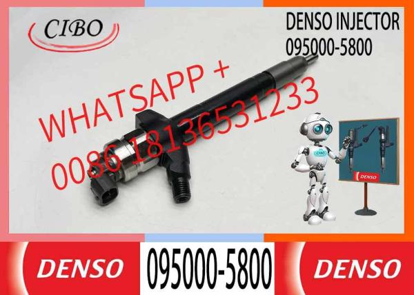 Fast Dispatch 095000-5800 095000-5801 6C1Q-9K546-AC 6C1Q-9K546-AB diesel Fuel Injector for 4HU, P22DTE, HDI Engine