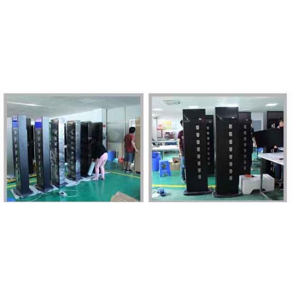 21.5 Inch Free Standing Commercial LCD Display Cell Phone Charger Station