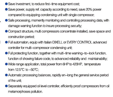 semi-hermetic screw condensing unit