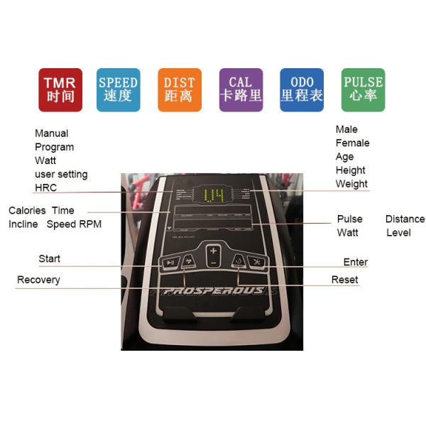 оборудование спортзала велотренажера максимальной нагрузки 180КГ неподвижное с колесами