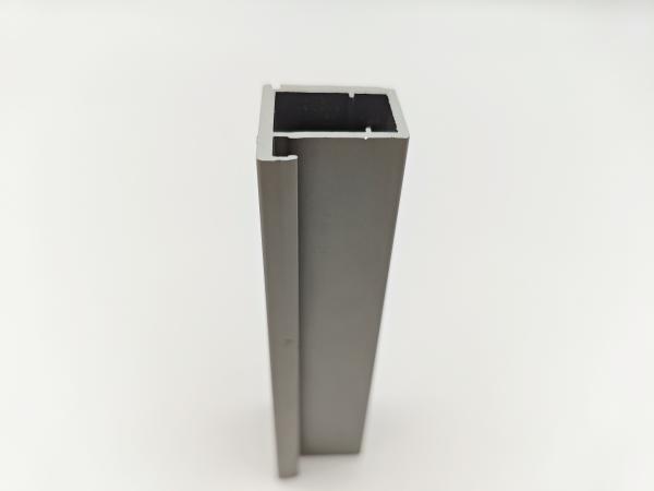 Custom Powder Coated Aluminum Profile Frame , 6063 Aluminum Profile For Cabinet Doors