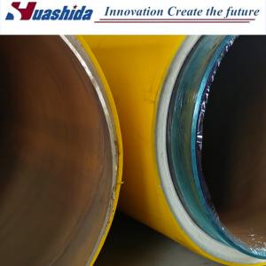 HDPE Pre-insulated Pipe Extrusion Line with Dust-Free Planetary Cutting Vacuum and Water Spraying Cooling for Uniform and Smooth Pipe Wall