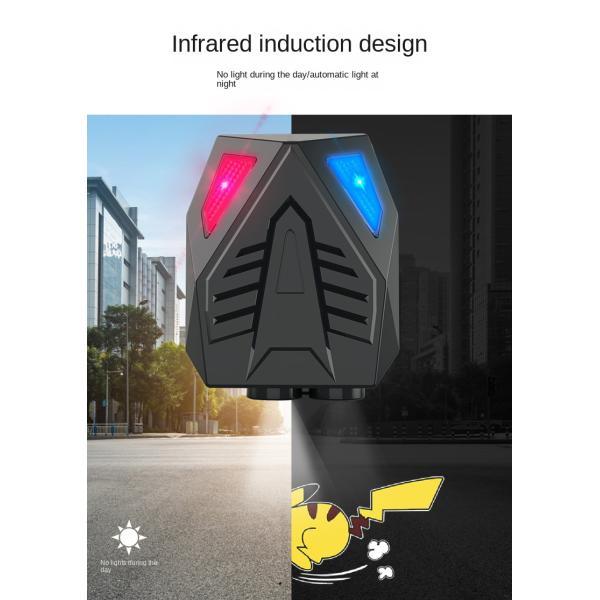 12V Universal Cute Fashion Auto Inductive Dynamic Welcoming Light Bulb Lamp for Car