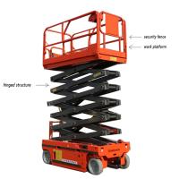6m 8m 10m 12m 14m Plataforma de trabalho aérea de pequena dimensão Hidráulica Automática Elevadores elétricos de tesoura